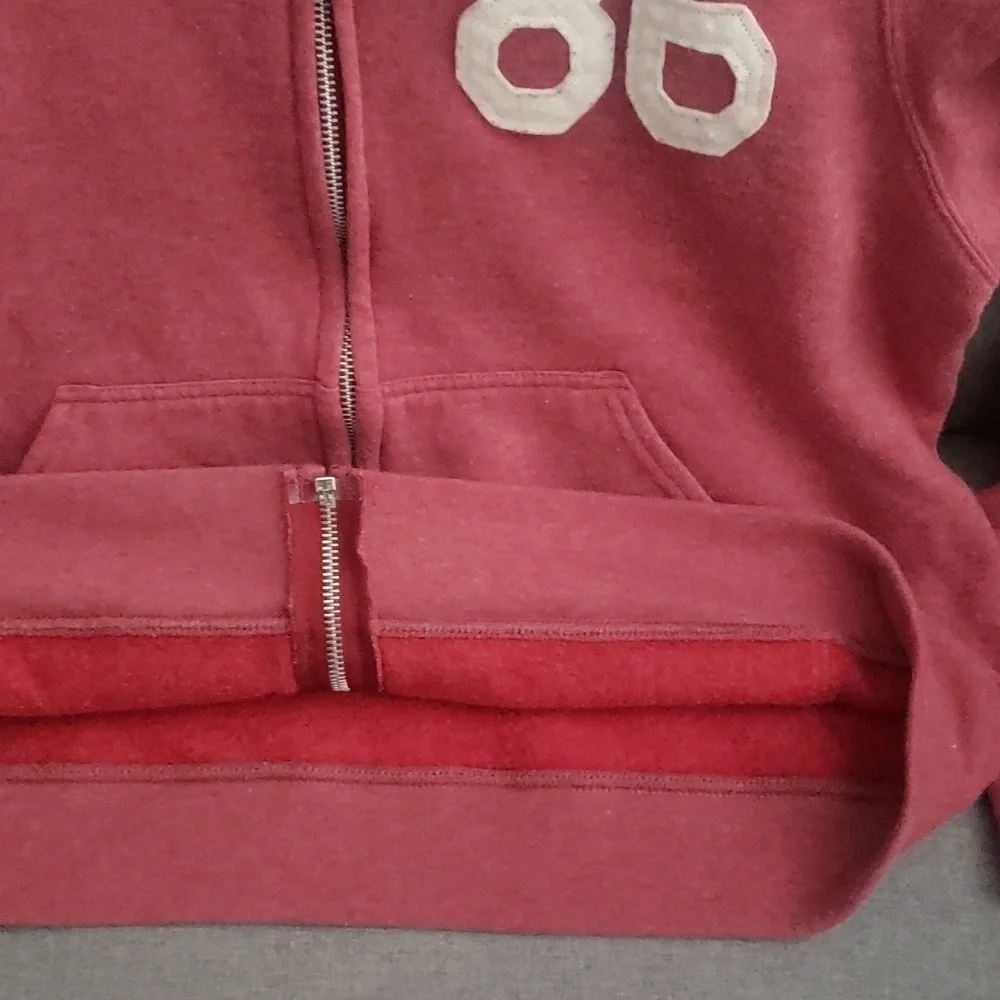 Old‎ Navy hoodie girl's size xxl sweat jacket soft inside muted burgundy